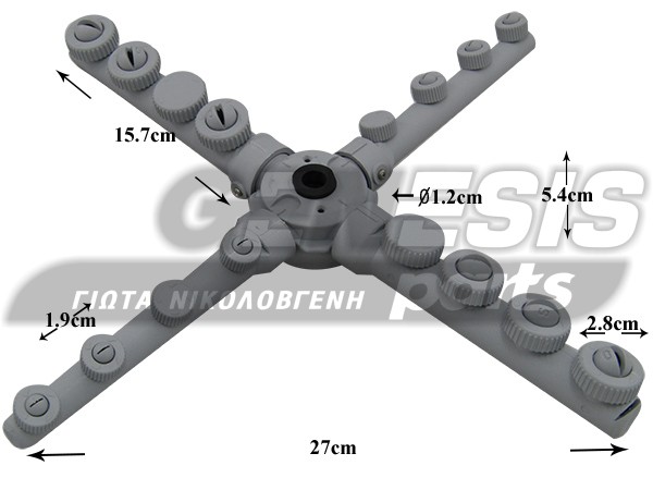 ΒΡΑΧΙΩΝΑΣ ΠΛΥΣΗΣ ΣΤΑΥΡΟΣ 370ΜΜ image