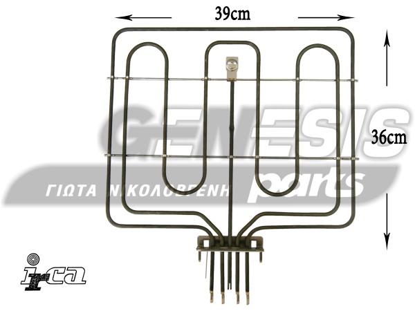 ΑΝΤΙΣΤΑΣΗ ΚΟΥΖΙΝΑΣ ΑΝΩ MIELE 2150W/230V 2341W/240V 4456990 image