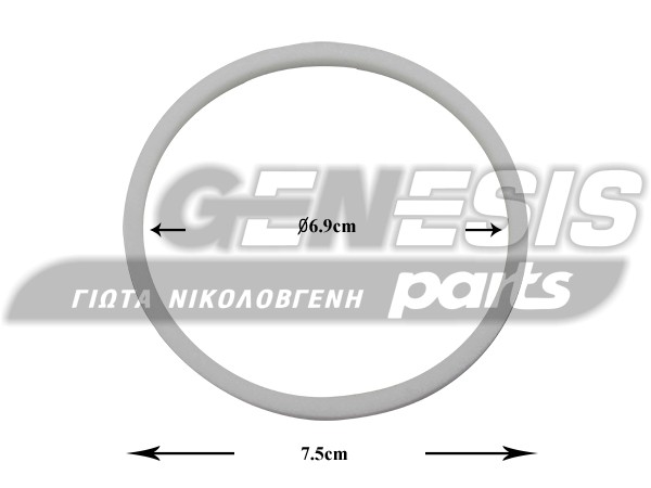 ΦΛΑΝΤΖΑ ΕΠΑΓ.ΚΑΦΕΤΙΕΡΑΣ ΤΕΦΛΟΝ Φ76Χ68,4Χ3ΜΜ image