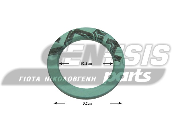 ΦΛΑΝΤΖΑ ΑΜΙΑΝΤΟΥ Φ30Χ21Χ2ΜΜ image