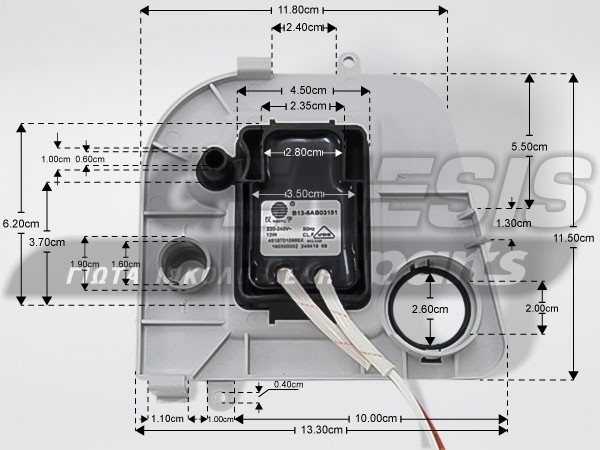 ΑΝΤΛΙΑ ΣΤΕΓΝΩΤΗΡΙΟΥ WHIRLPOOL 13W 220V 481070109852 image