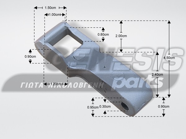 ΑΓΚΙΣΤΡΟ ΠΛΥΝΤΗΡΙΟΥ ΡΟΥΧΩΝ LG MFG63099101 image