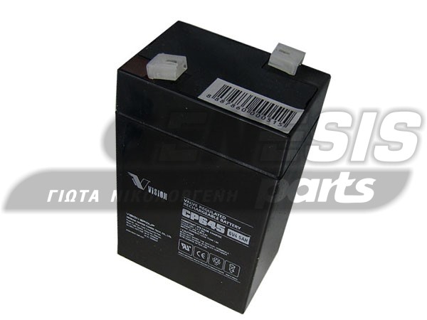 ΜΠΑΤΑΡΙΑ ΣΚΟΥΠΑΚΙ POWERSONIC 6V-4.5AH image