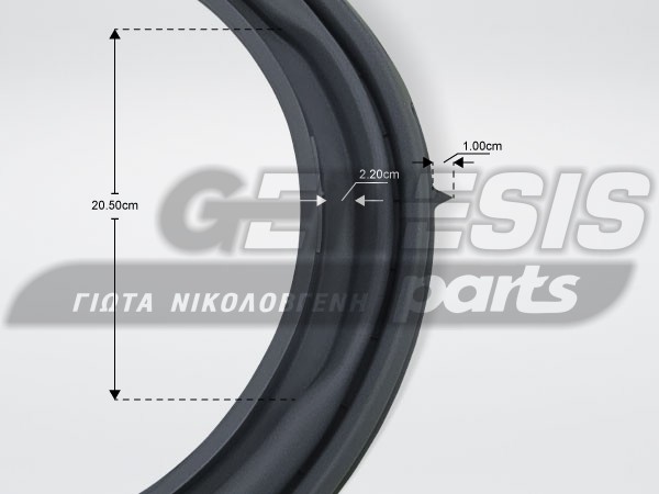 ΛΑΣΤΙΧΟ ΠΟΡΤΑΣ ΠΛΥΝTHRIOY LG MDS61153401 image