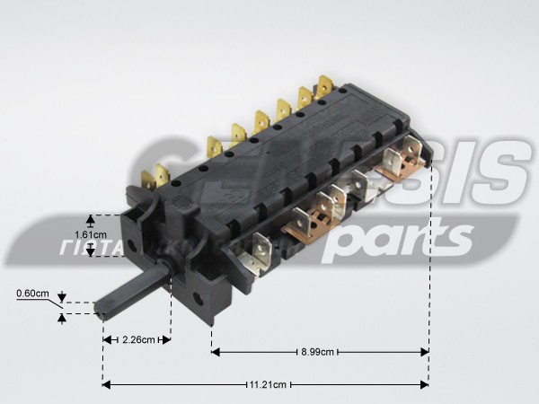 ΔΙΑΚΟΠΤΗΣ ΕΠΙΛΟΓΗΣ ΦΟΥΡΝΟΥ 5 ΘΕΣΕΩΝ SIEMENS  498548 image