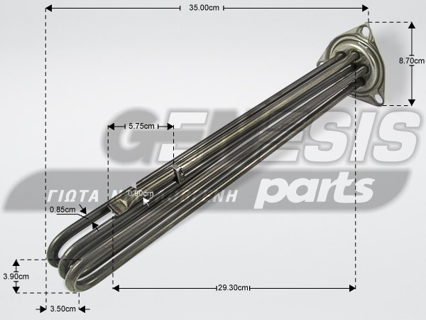 ΑΝΤΙΣΤΑΣΗ ΜΠΟΙΛΕΡ ΕΠΑΓΓΕΛΜΑΤΙΚΗ 6000W 230V ANGELO PO image