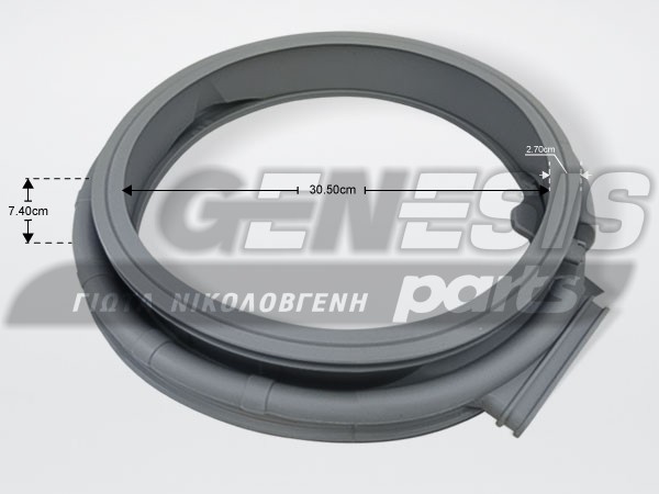 ΛΑΣΤΙΧΟ ΠΟΡΤΑΣ ΠΛΥΝΤΗΡΙΟΥ-ΣΤΕΓΝΩΤΗΡΙΟΥ SAMSUNG DC64-01537B image