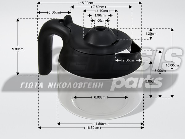 ΚΑΝΑΤΑ ΚΑΦΕΤΙΕΡΑΣ KEMWOOD CM204 KW714462 image