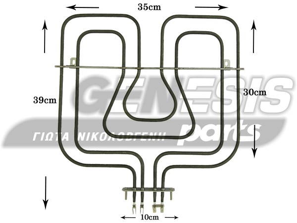 ΑΝΤΙΣΤΑΣΗ ΚΟΥΖΙΝΑΣ ΑΝΩ AEG ZANUSSI 800+1650W 3570411037 image