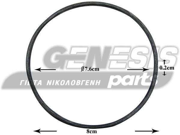 ΦΛΑΝΤΖΑ O-RING ΠΑΧΟΣ 2,62Χ75.87ΜΜ image