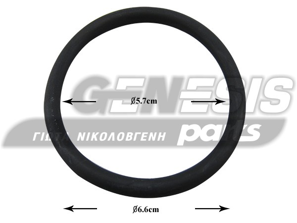 ΦΛΑΝΤΖΑ O-RING ΠΑΧΟΣ 5,34ΜΜ Φ56,52ΜΜ image